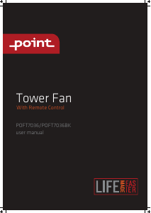 Manual Point POFT7036BK Fan