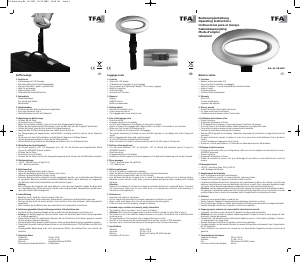 Manual de uso TFA 98.1102 Escala de equipaje