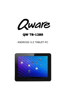 Handleiding Qware TB-1380 Pro 4 HD Tablet
