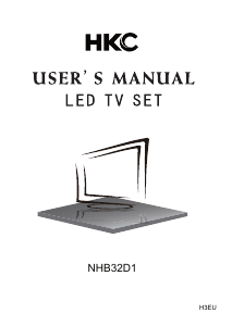 Manual HKC NHB32D1 LED Television