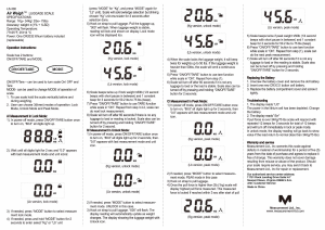 Handleiding Air Weigh LS-300 Kofferweegschaal