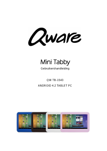 Handleiding Qware TB-1543 Mini Tabby Tablet