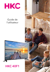Mode d’emploi HKC 40F1 Téléviseur LED