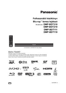 Használati útmutató Panasonic DMP-BDT110EB Blu-ray lejátszó
