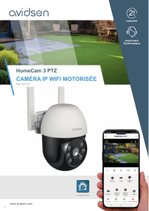 Mode d’emploi Avidsen 127153 HomeCam 3 PTZ Caméra IP