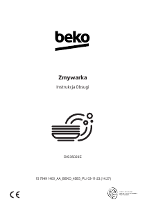 Instrukcja BEKO DIS35023E Zmywarka