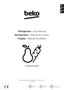 Manual BEKO B1RMLNE444XB Fridge-Freezer