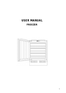 Manual Candy CUS68EWK Freezer