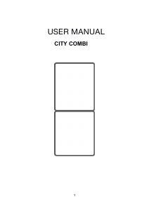 Manual Candy CCT3L517EWWK-1 Fridge-Freezer