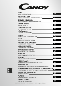 Instrukcja Candy CH64CCB/S Płyta do zabudowy