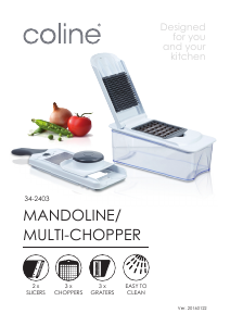 Manual Coline 32-2403 Mandoline