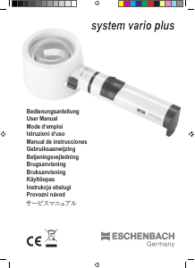 Brugsanvisning Eschenbach System Vario Plus Lup