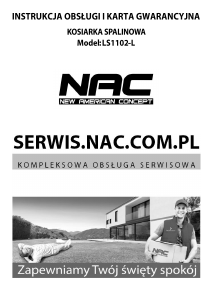 Instrukcja NAC LS1102-L Kosiarka