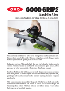 Bedienungsanleitung OXO Good Grips Mandoline