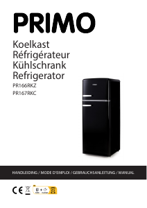 Mode d’emploi Primo PR166RKZ Réfrigérateur combiné