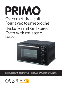 Mode d’emploi Primo PR255OV Four
