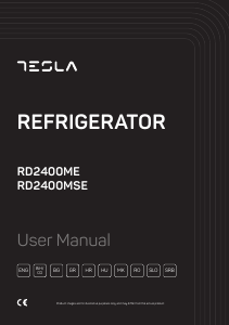 Наръчник Tesla RD2400MSE Хладилник-фризер