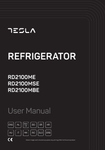 Прирачник Tesla RD2100MBE Фрижидер-замрзнувач