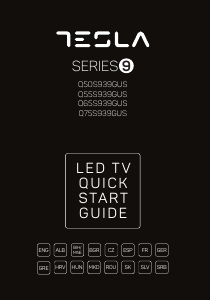 Manuál Tesla Q65S939GUS LED televize