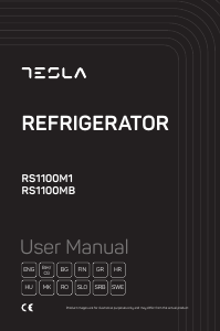 Priročnik Tesla RS1100MBE Hladilnik