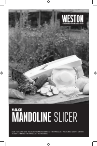 Handleiding Weston 840326801 V-Slice Mandoline