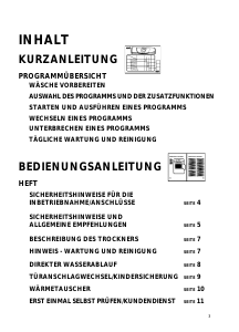 Bedienungsanleitung Privileg PWC 1706 Trockner