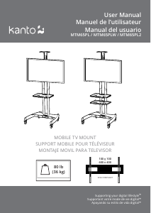 Manual de uso Kanto MTM65PL Soporte de monitor