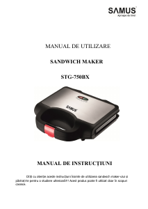 Manual Samus STG-750BX Grătar electric