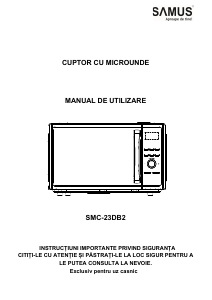 Manual Samus SMC-23DB2 Cuptor cu microunde