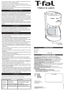 Manual de uso Tefal CM3211MX Heliora Petit Máquina de café