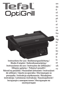 Návod Tefal GC7P0810 OptiGrill Kontaktný gril