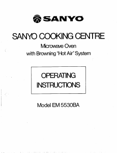 Handleiding Sanyo EM-5530BA Magnetron