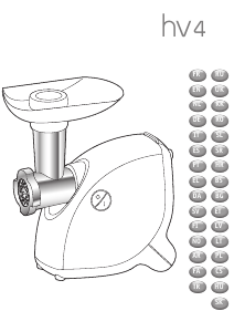 Priručnik Tefal NE477838 Stroj za mljevenje mesa