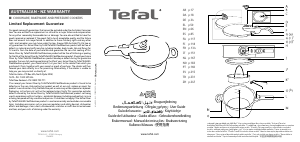 Brugsanvisning Tefal P2580400 Trykkoger