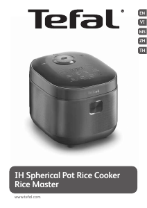 Manual Tefal RK818A65 Rice Master Rice Cooker