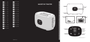 Manual de uso Tefal TT883D10 Majestuo Tostador