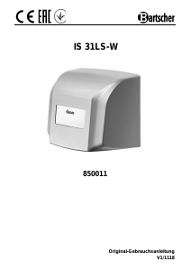 Manual Bartscher IS 31LS-W Hand Dryer