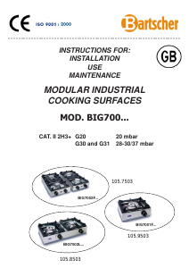 Manual Bartscher BIG 700 1F10 Hob