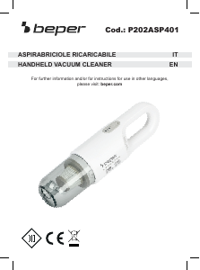 Manuale Beper P202ASP401 Aspirapolvere a mano