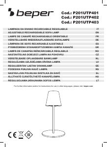 Manuale Beper P201UTP401 Lampada