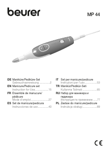 Bedienungsanleitung Beurer MP 44 Maniküre-pediküre set