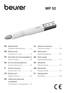 Manuale Beurer MP 52 Set per manicure-pedicure