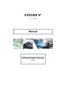 Bruksanvisning OSBY TT8V Torktumlare