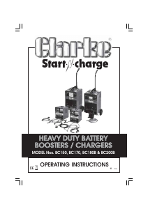 Manual Clarke BC 200B Jump Starter