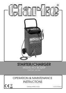 Handleiding Clarke BC 520P Accubooster