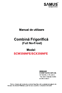 Manual Samus SCW356NFE Combina frigorifica