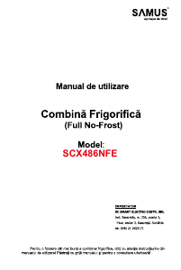 Manual Samus SCX486NFE Combina frigorifica