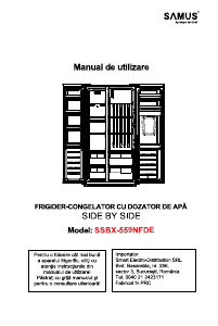 Manual Samus SSBX-559NFDE Combina frigorifica