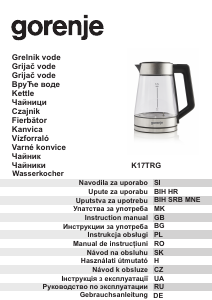 Manual Gorenje K17TRG Kettle