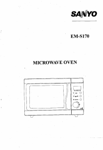 Manual Sanyo EM-S170 Microwave